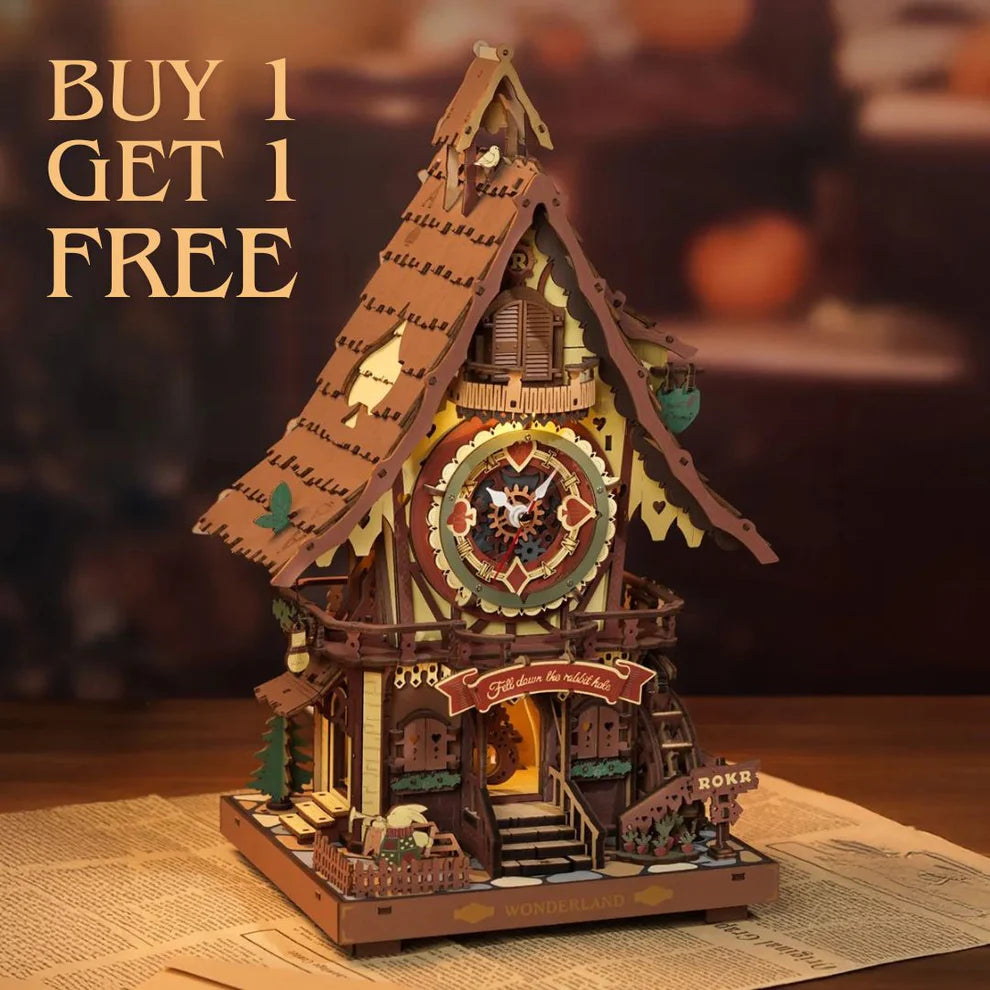 Cuckoo Clock Mechanical 3D Wooden Puzzle™️