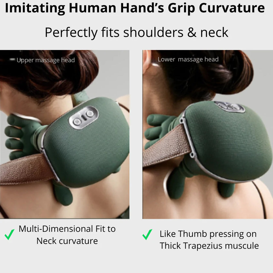 Therapalm - Portable Neck and Back Massager(1 Year Warranty)
