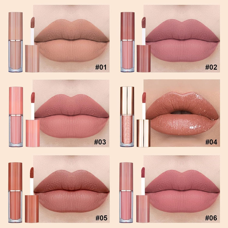 Handaiyan Lipstick – Set of 12 Matte Velvet Mini Liquid Lipsticks